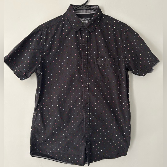 Multi-color Polka Dot Short-sleeve Button-down - Picture 1 of 2